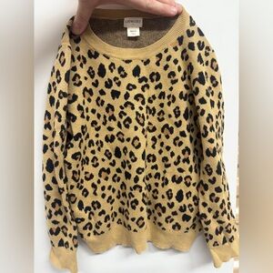 Crewcuts leopard sweater